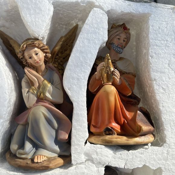 Christmas Nativity  W/ Kings & Shepherd Holy Family Shepherd Boy 34997 - Picture 5 of 10